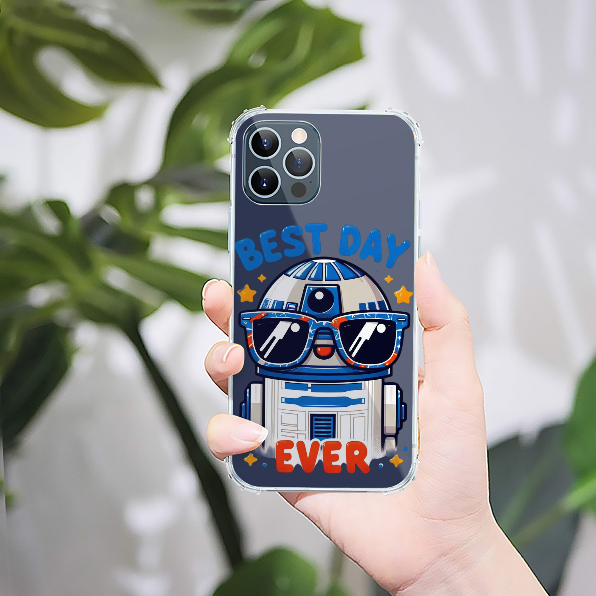 （画像用） スター・ウォーズ Star Wars 【iPhone 12シリーズ対応】透明スマホケース（クリアソフトケース）